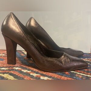 Amalfi Pewter Heels Size 10